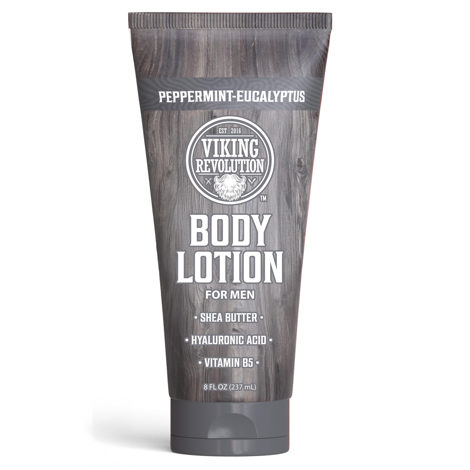 Viking Revolution front packaging showing 8oz bottle and label, clear product information benefit
