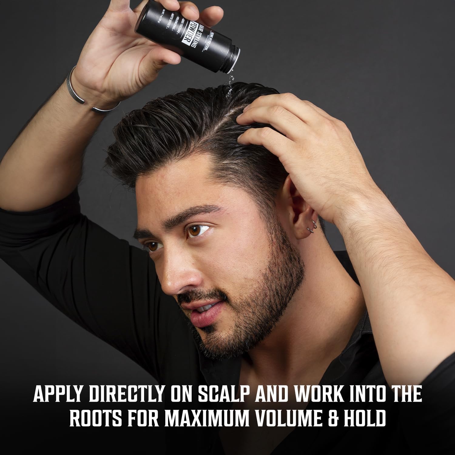 Viking Revolution on bathroom counter in grooming routine for quick touch-up benefit
