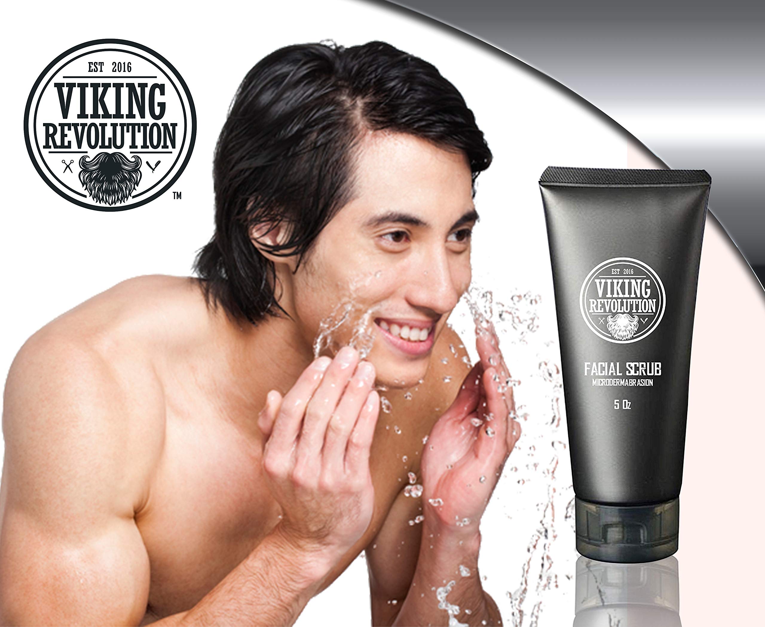 Viking Revolution on bathroom shelf presenting daily grooming routine