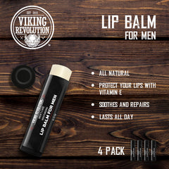 Viking Revolution open balm stick revealing menthol-rich tip and easy application
