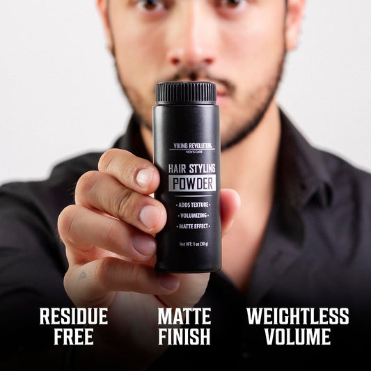 Viking Revolution open jar displaying powder texture for easy fingertip pickup benefit