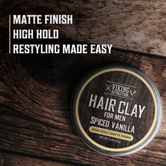 Viking Revolution open jar texture close-up revealing matte clay consistency benefit