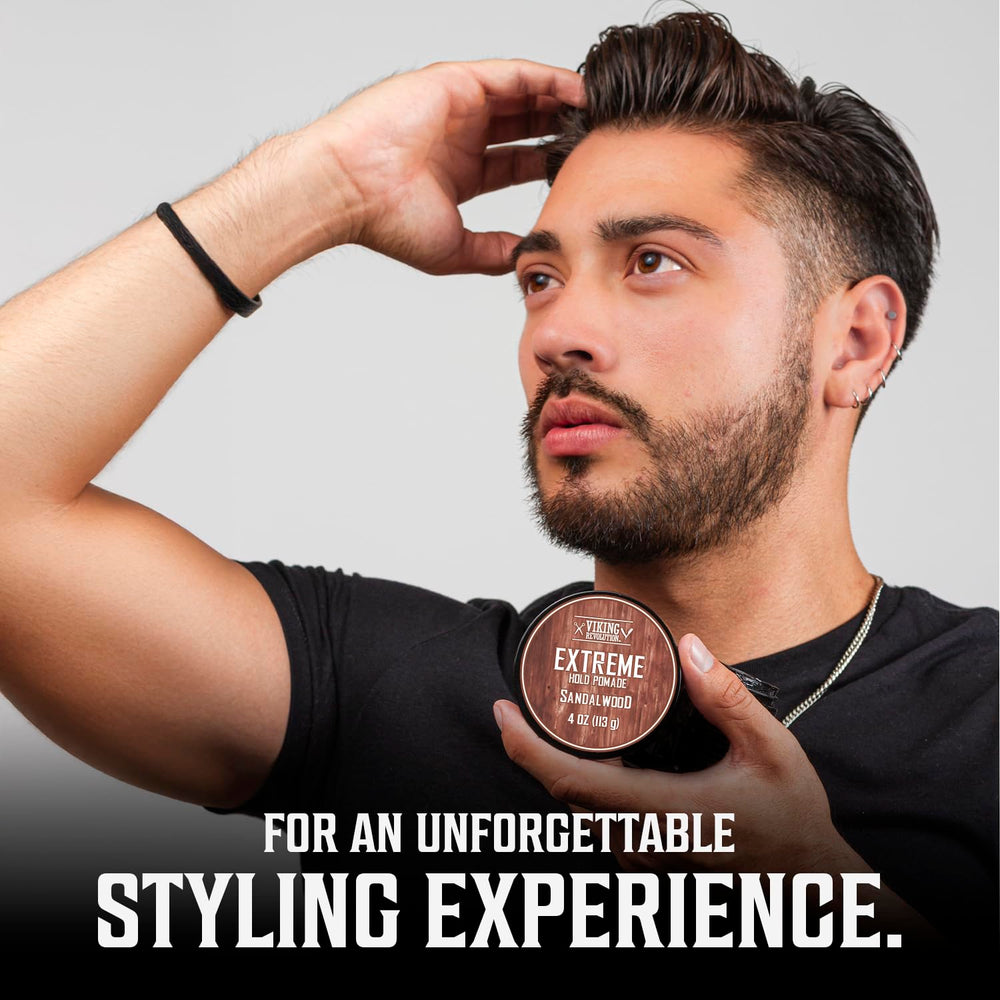 Viking Revolution close-up hair strands showing defined texture and shine