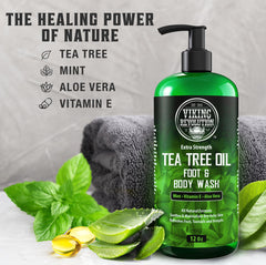 Viking Revolution pouring wash from bottle demonstrating concentrated formula