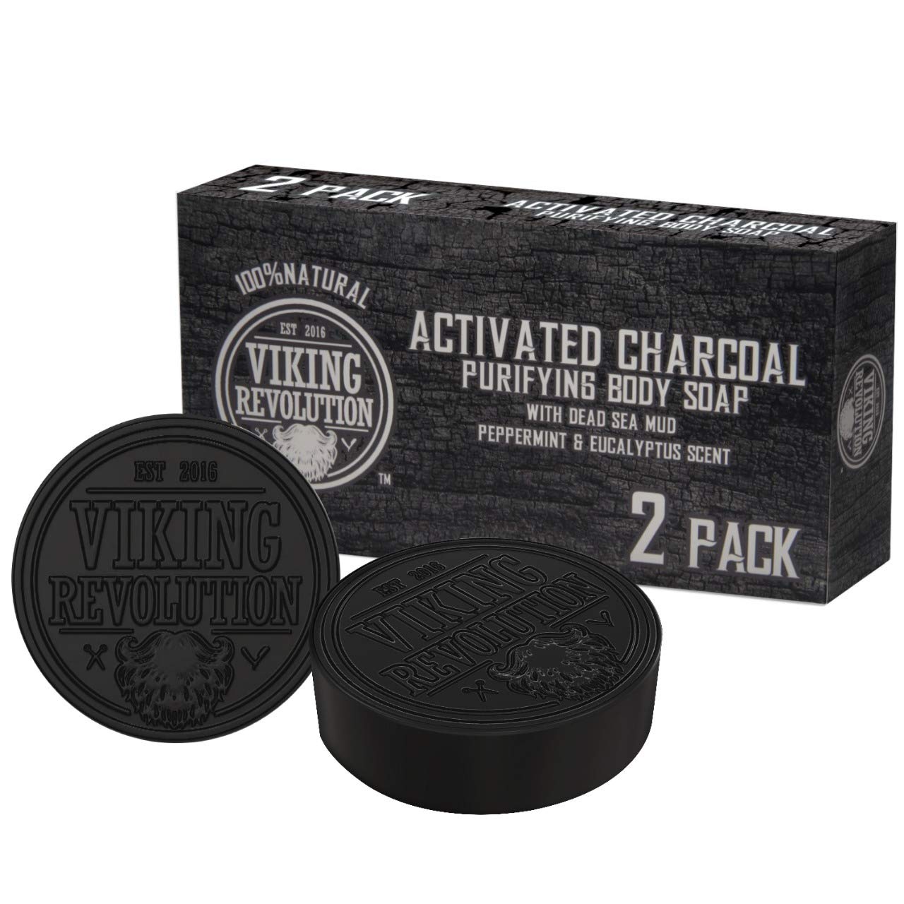 Viking Revolution rich lather on hand demonstrating effective cleansing