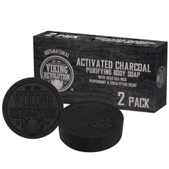Viking Revolution rich lather on hand demonstrating effective cleansing