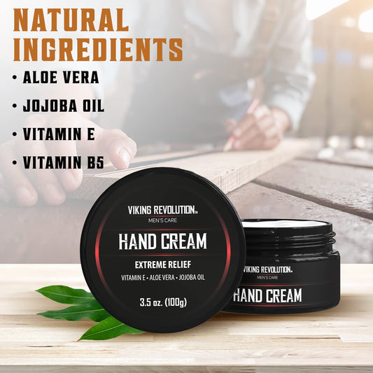 Viking Revolution cream texture close-up demonstrating quick absorption benefit