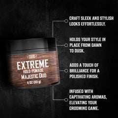 Viking Revolution close-up of pomade texture with glossy sheen for polished styles