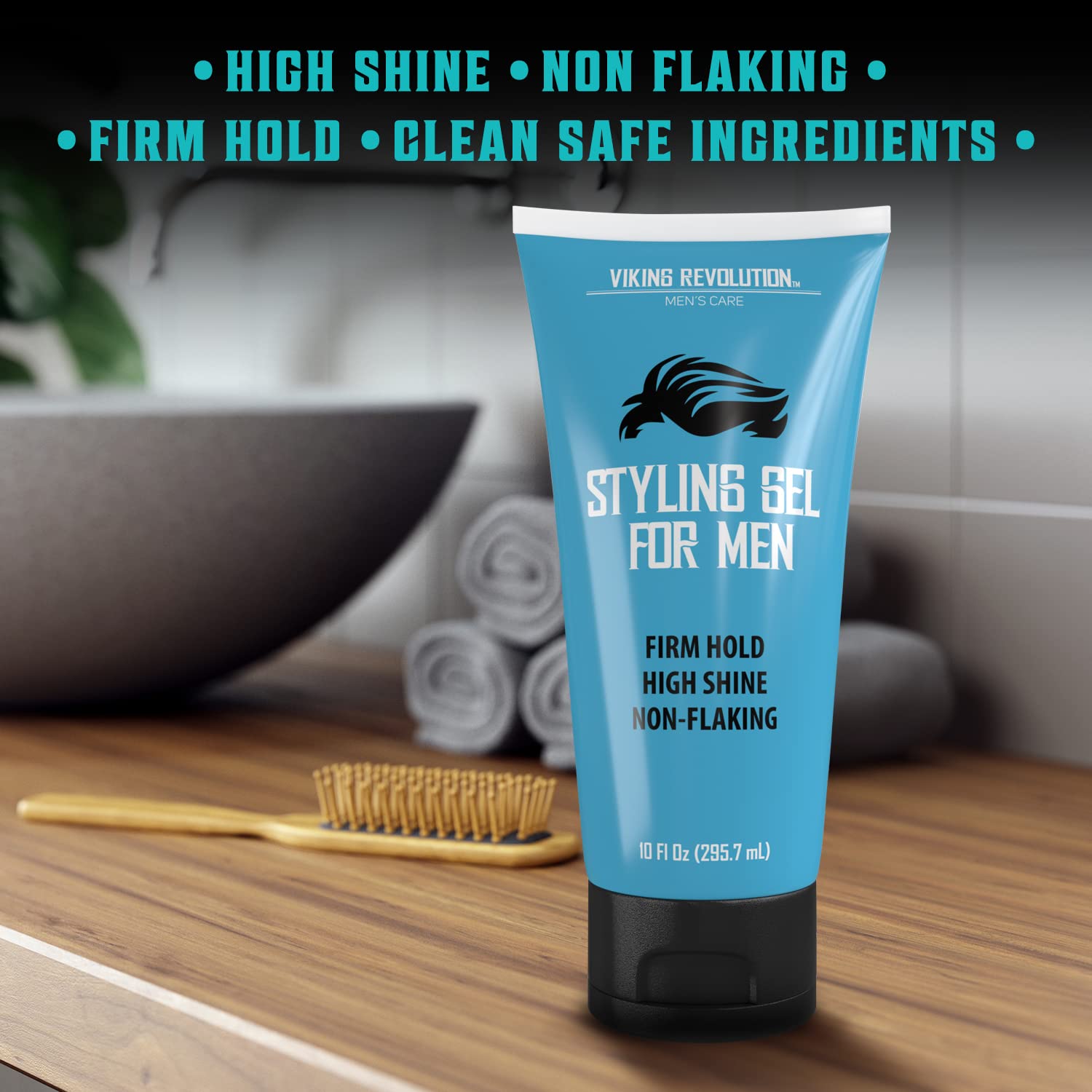 Viking Revolution close-up texture of clear gel highlighting smooth spreadability