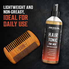 Viking Revolution texture close-up on hair showing added volume and natural finish benefit