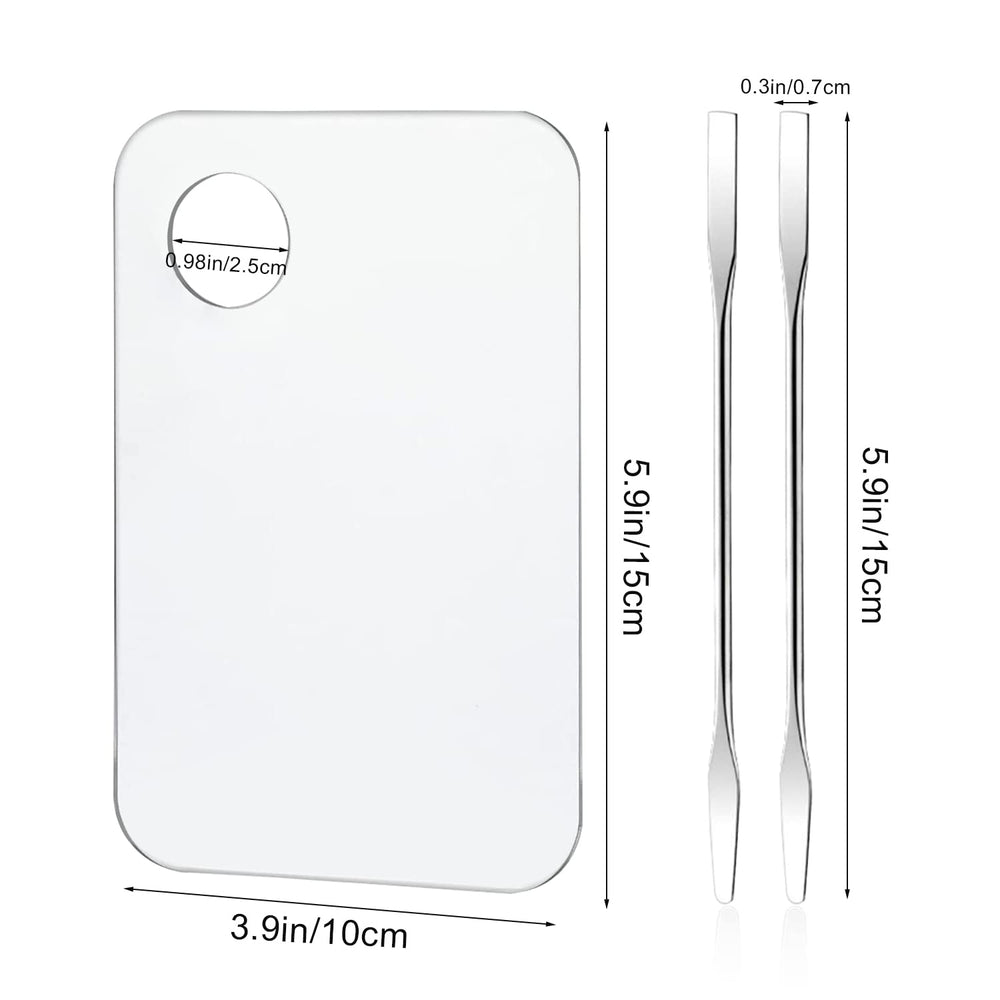 Vin Beauty acrylic surface closeup highlights smooth texture for clean mixing