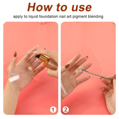 Vin Beauty pallet thumb hole grip demonstrates comfortable one-handed control