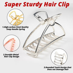 VinBee rose gold clip held in hand to show actual size and comfortable hold