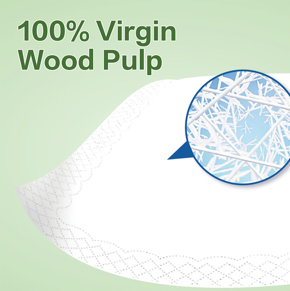 Vinda close-up of tissue texture illustrating softness and ply