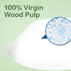 Vinda close-up of tissue texture illustrating softness and ply