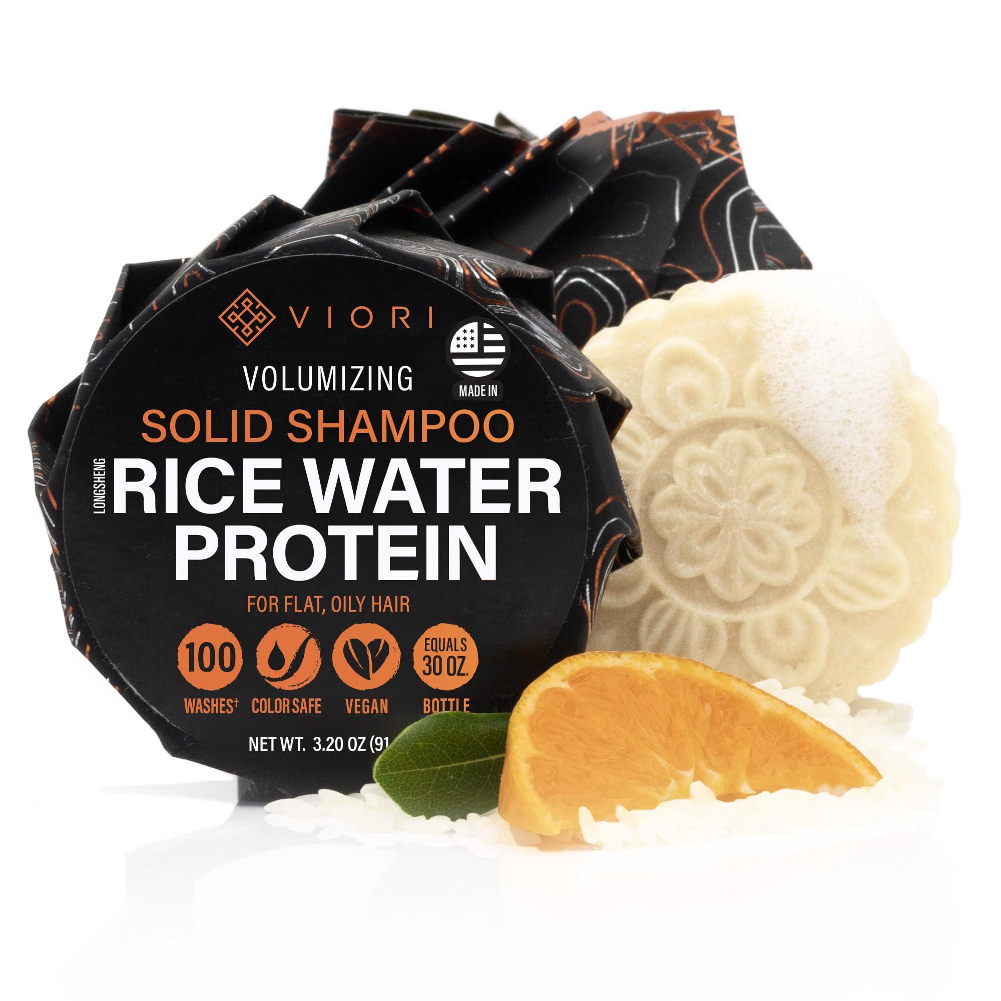 Viori front packaging showing bar and eco-friendly box for clear storage benefit
