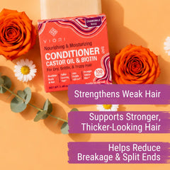 Viori conditioner bar texture close-up highlighting smooth conditioning surface