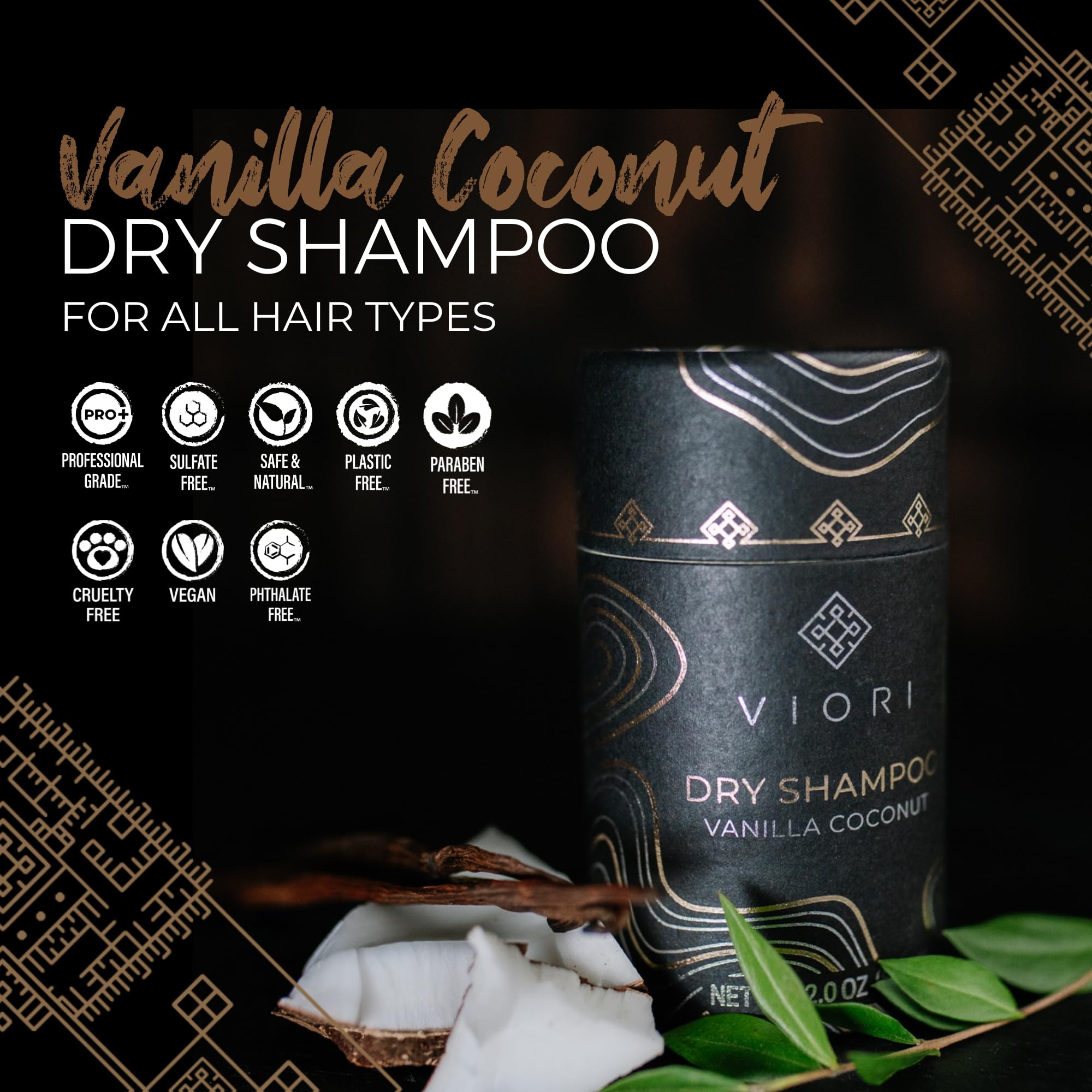 Viori dry shampoo open powder close-up highlighting fine texture