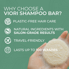 Viori ingredients label with Longsheng rice water visible supporting smooth, glossy hair