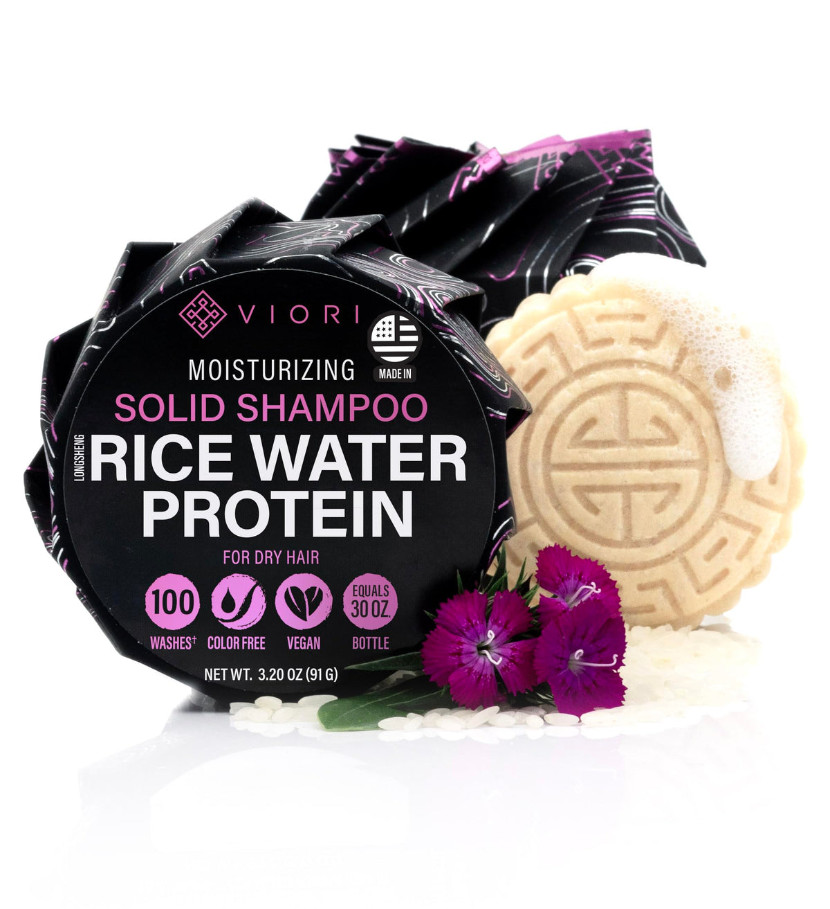 Viori front packaging showing product and eco-friendly design benefits