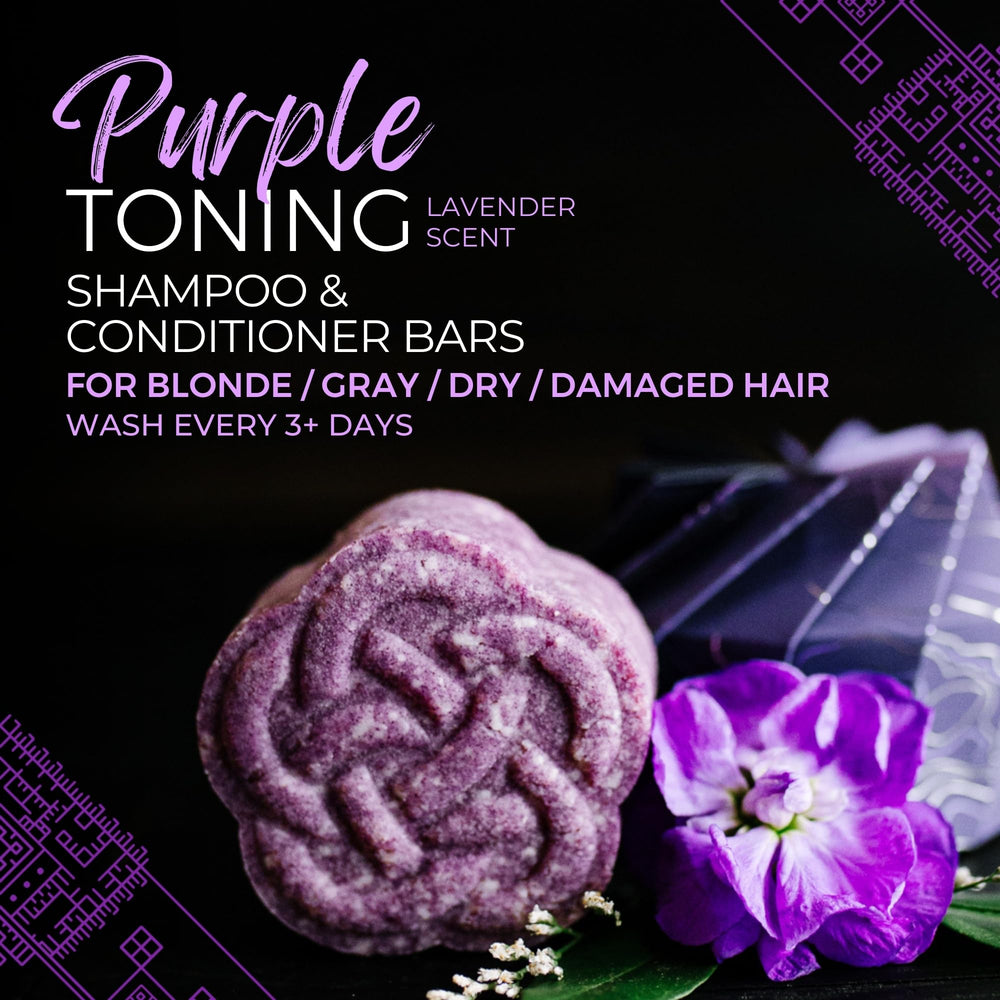 Viori close-up texture and natural purple hue highlighting gentle toning