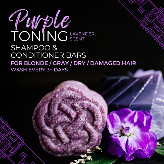 Viori close-up texture and natural purple hue highlighting gentle toning