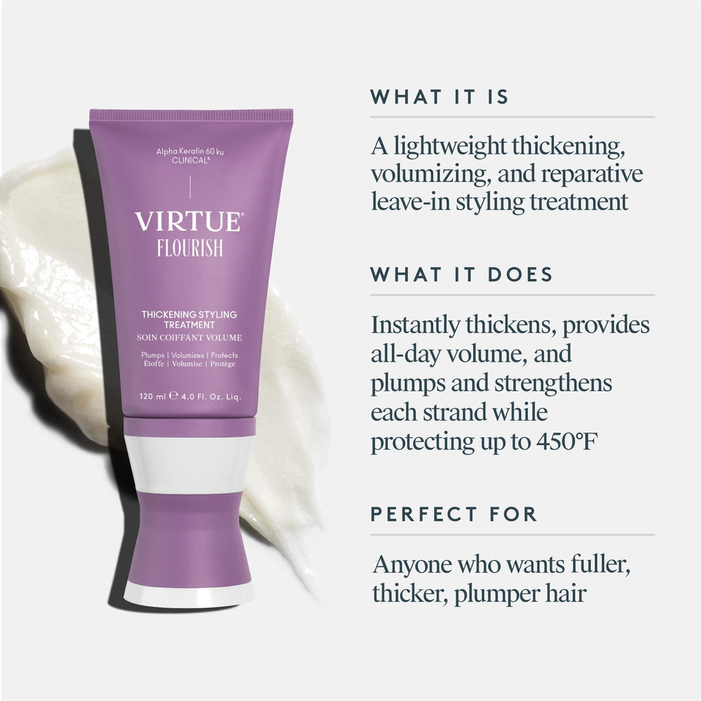 Close-up of VIRTUE Flourish soufflé texture demonstrating lightweight feel
