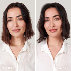 VIRTUE in-shower use showing root lift and gentle cleansing action
