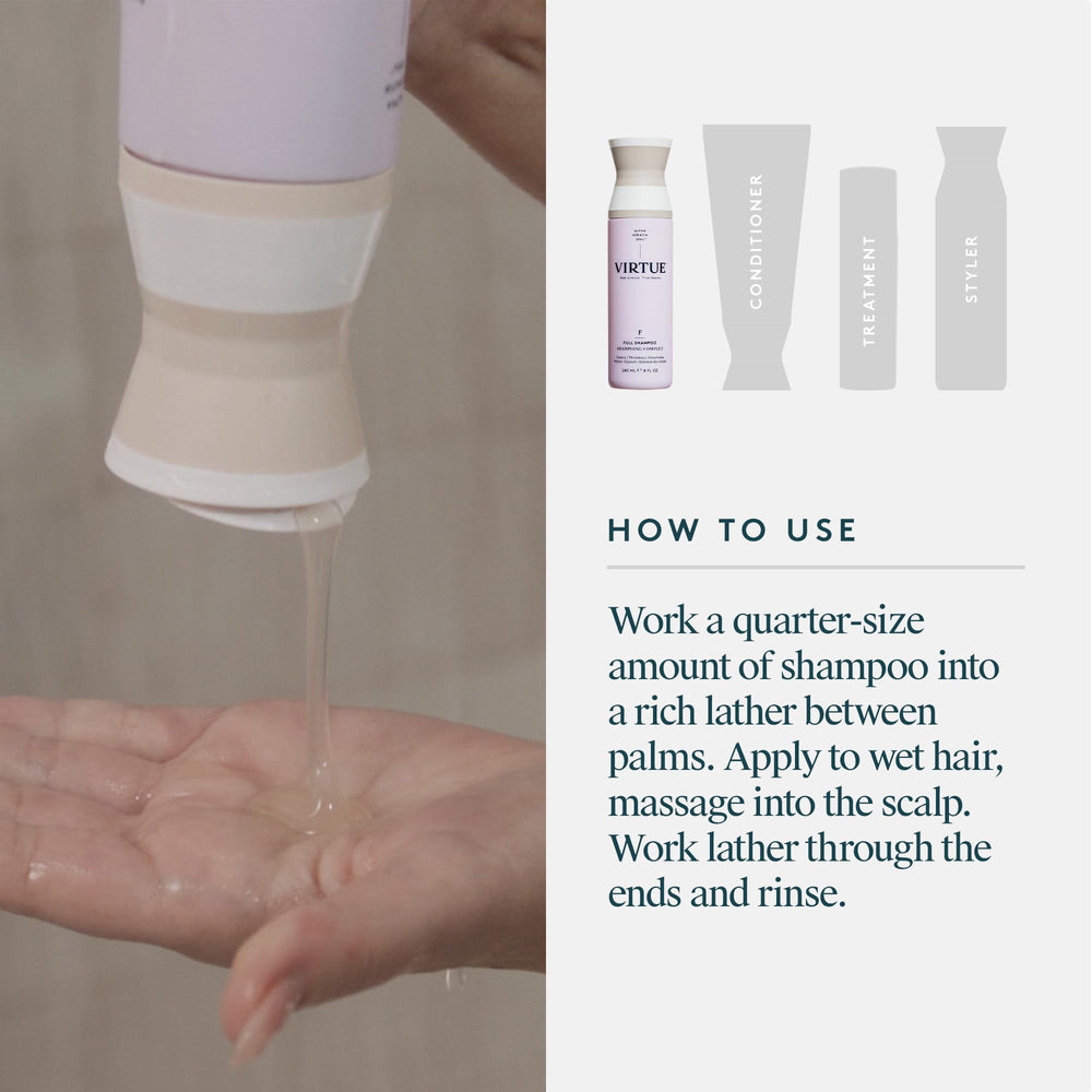 VIRTUE ingredients pooled highlighting citrus floral notes and protein benefit