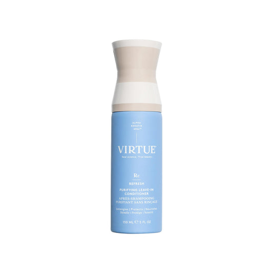 VIRTUE bottle front packaging shows product and benefits clearly