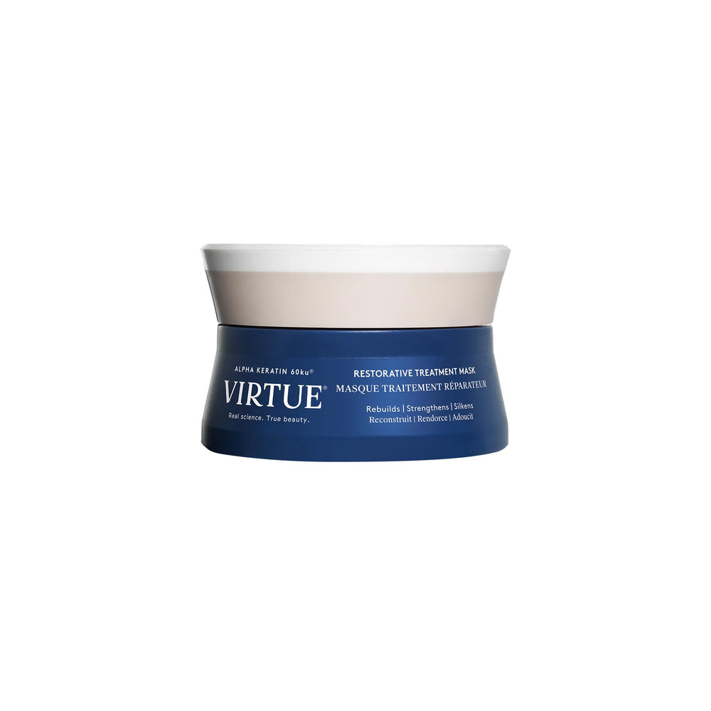 VIRTUE jar front view showing packaging and brand for clear identification and appeal