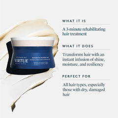 VIRTUE open jar cream texture close-up highlighting rich conditioning
