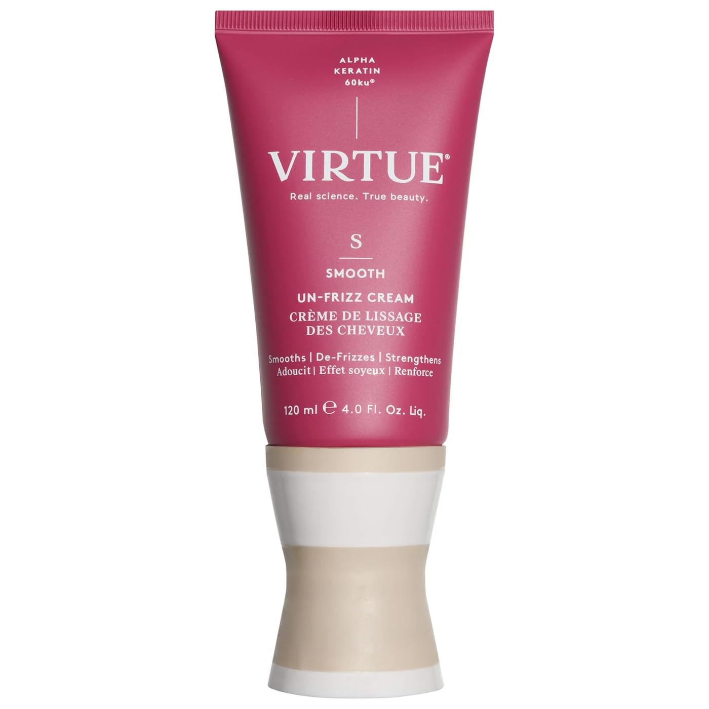 VIRTUE bottle front view showing product name and benefit