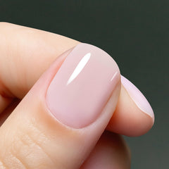 Vishine swatch on nail tip showing true shade and smooth coverage