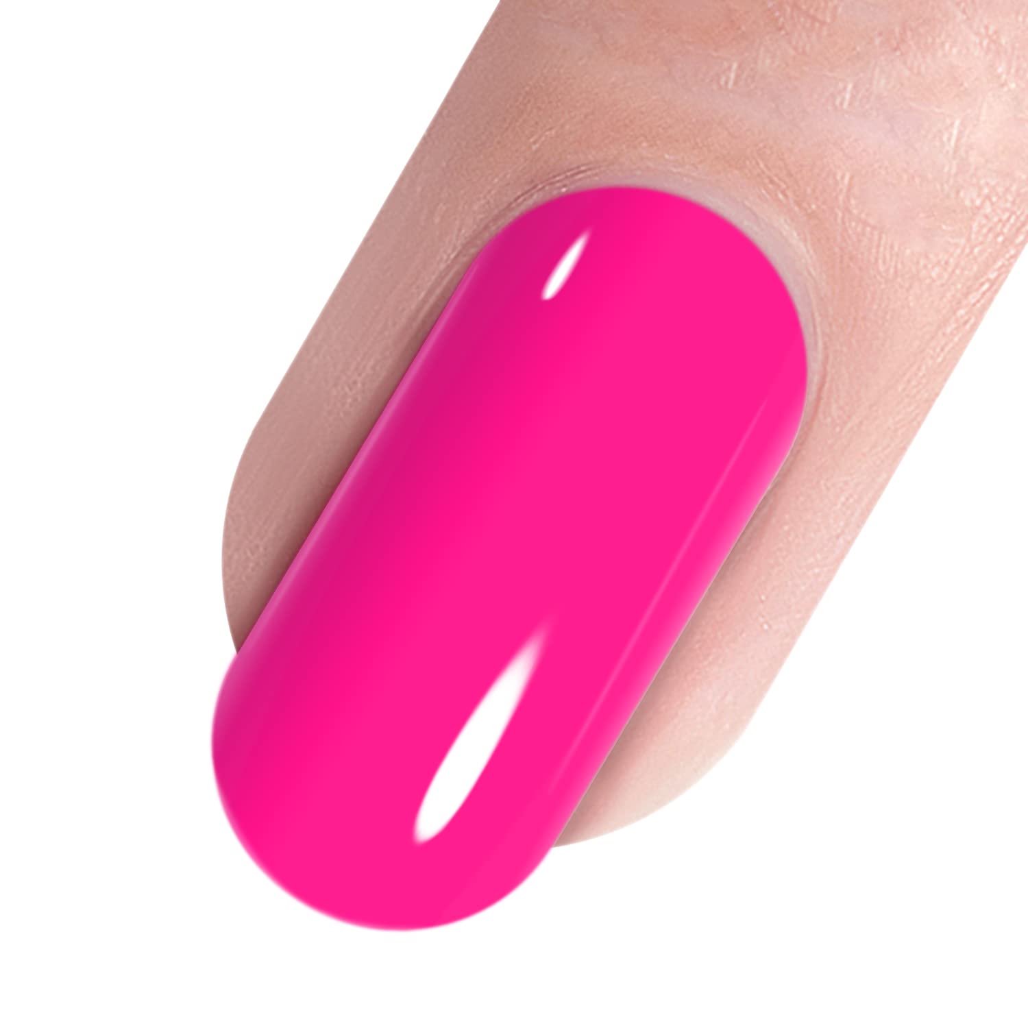 Vishine close-up of glossy cured nail highlighting high-shine benefit