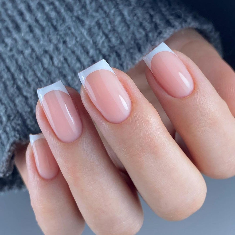 Vishine pale pink swatches on nail wheel demonstrating buildable natural coverage