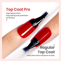 Vishine brush and cap detail showing smooth application and precise control