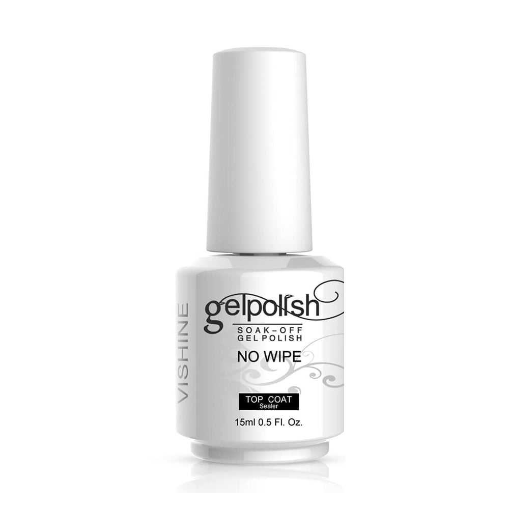 Vishine bottle front view showing high gloss top coat and packaging appeal