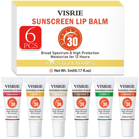 VISRIE front packaging showing six tubes, convenient protection