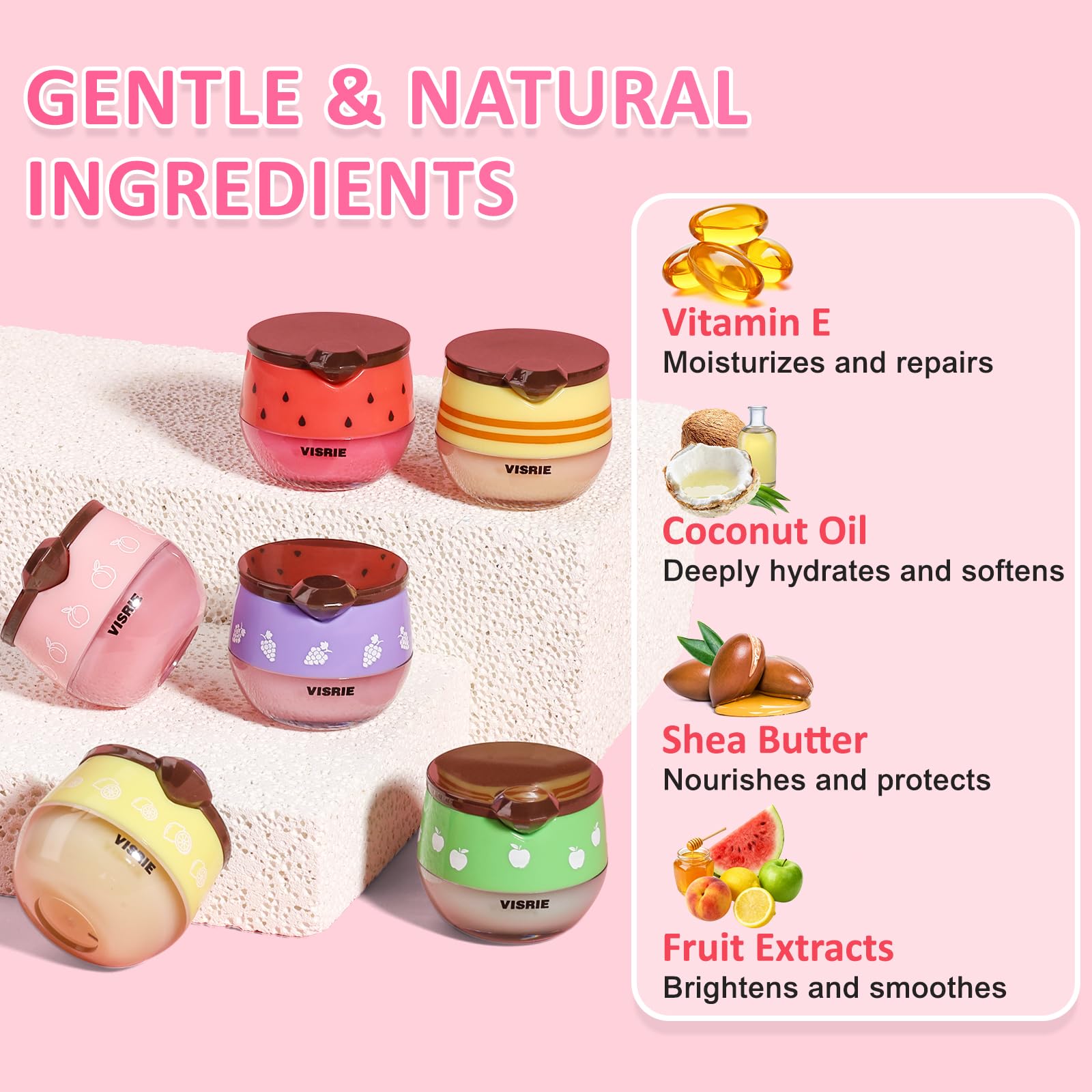 VISRIE tiny honey cone applicator stick detail for precise application