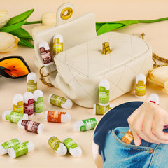 VISRIE lip balms in a party favor display, easy event distribution