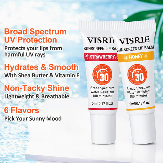 VISRIE tube close-up texture showing clear gel and moisturizing finish