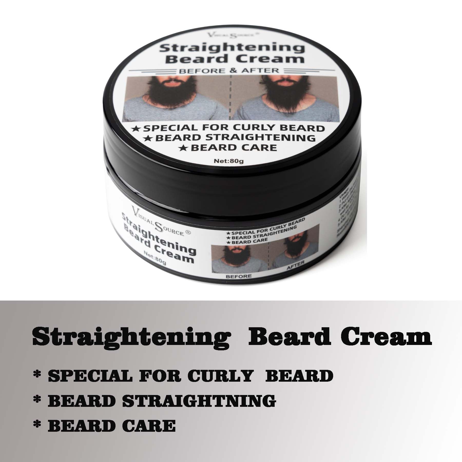 visualsource styled beard after drying in lifestyle setting, benefit: shows softer manageable finish