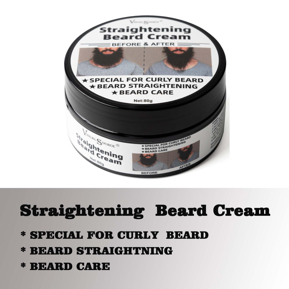 visualsource styled beard after drying in lifestyle setting, benefit: shows softer manageable finish