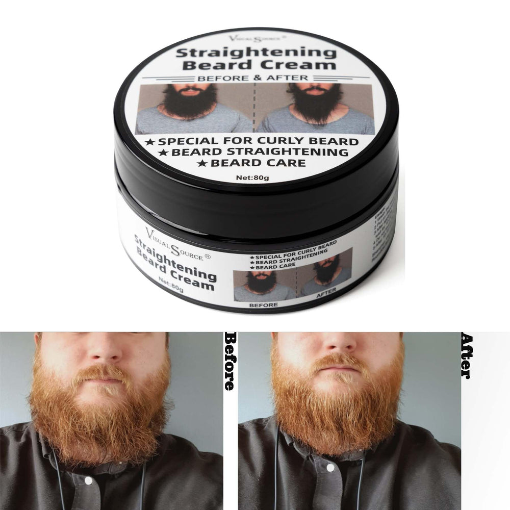 visualsource gloved application on beard, benefit: emphasizes safe usage procedure