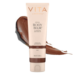 VITA LIBERATA front packaging showing sleek bottle and shade labeling benefits instant glow