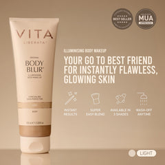 VITA LIBERATA creamy texture close-up showing blendable, lightweight benefit