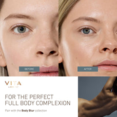 VITA LIBERATA ingredient panel close-up highlighting organic glycerin and shea benefit