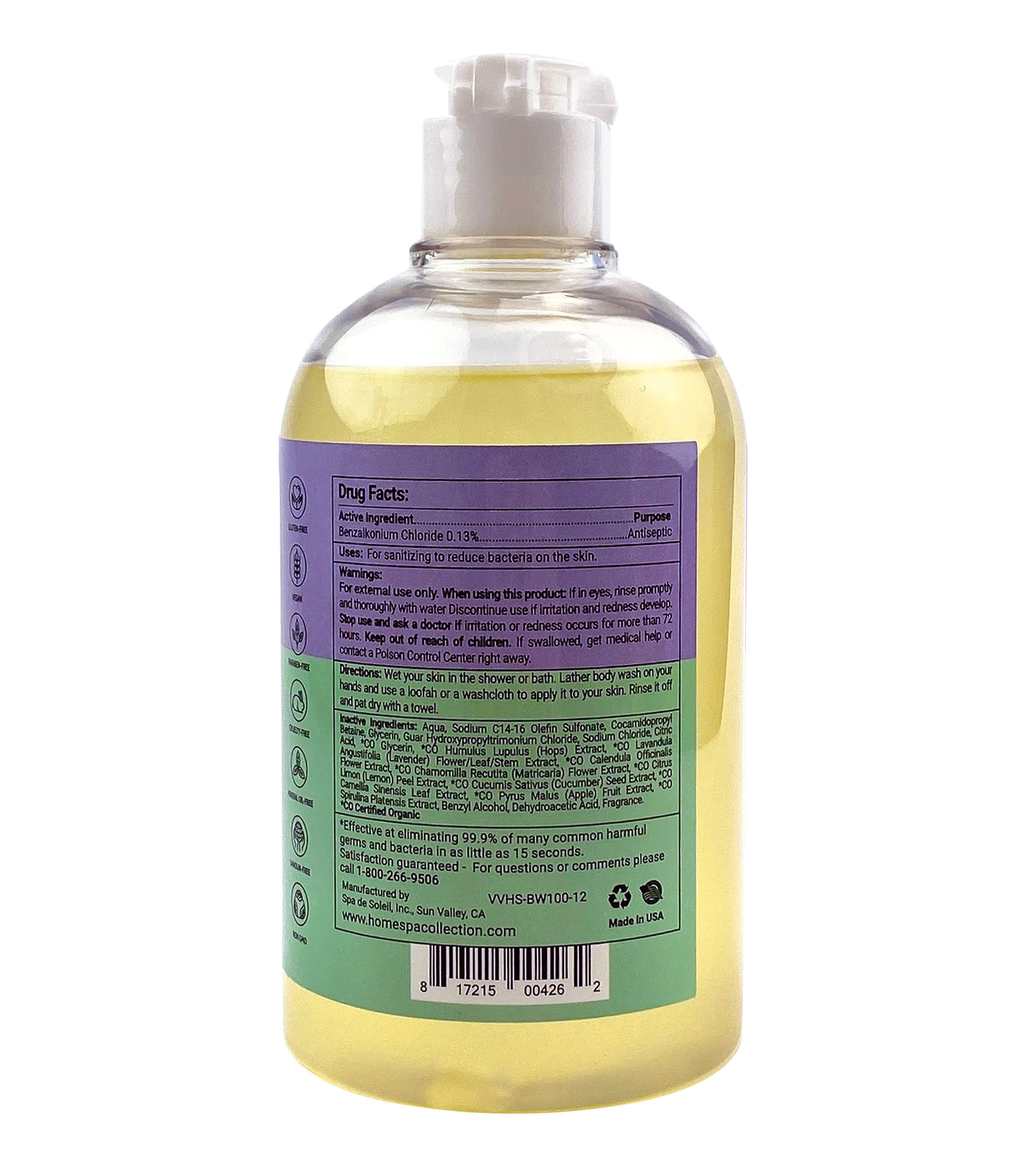 VITA VIE pump dispensing creamy lather for easy rinsing benefit