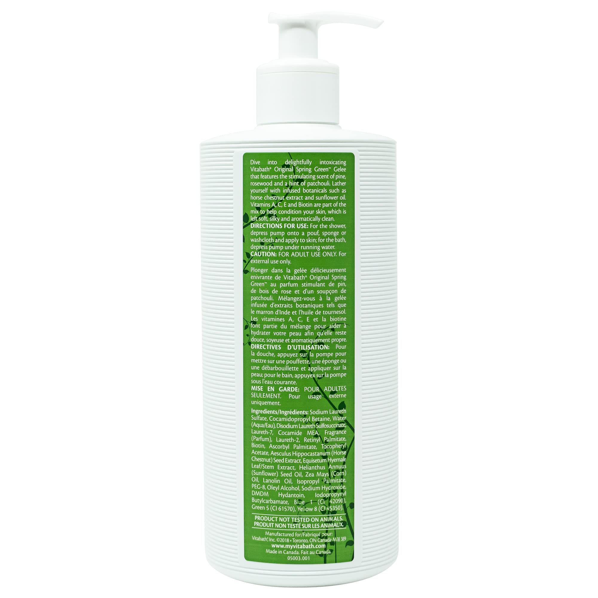 Vitabath packaging detail showing brand trust and product quality
